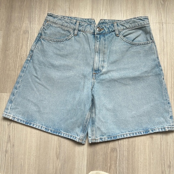 SPRWMN Bianca A-line denim shorts - Picture 1 of 5